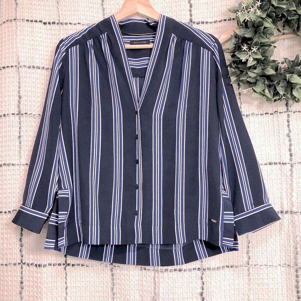 Tommy Hilfiger Women’s 3/4 Sleeve Blouse NEW Condition